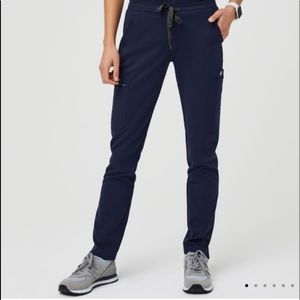 New FIGS | Yola Navy Skinny Scrub Pants XXS Petite Doctor Nurse Medical
